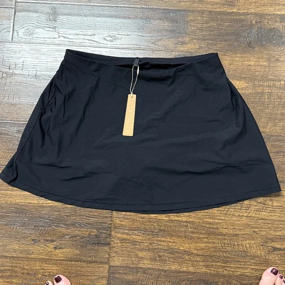 Skims Skort cling mate med color obsidian - Picture 5 of 6